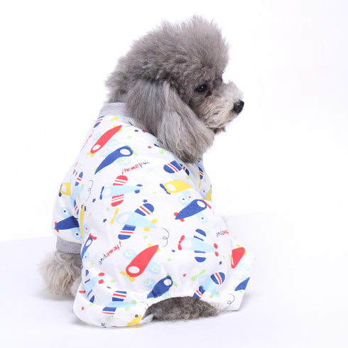 Soft Dog Pajamas Dog Apparel Jumpsuit